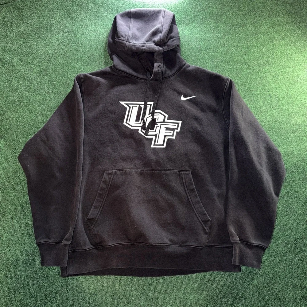 Nike UCF Knights Hoodie Men's Large Black Pullover Hoodie